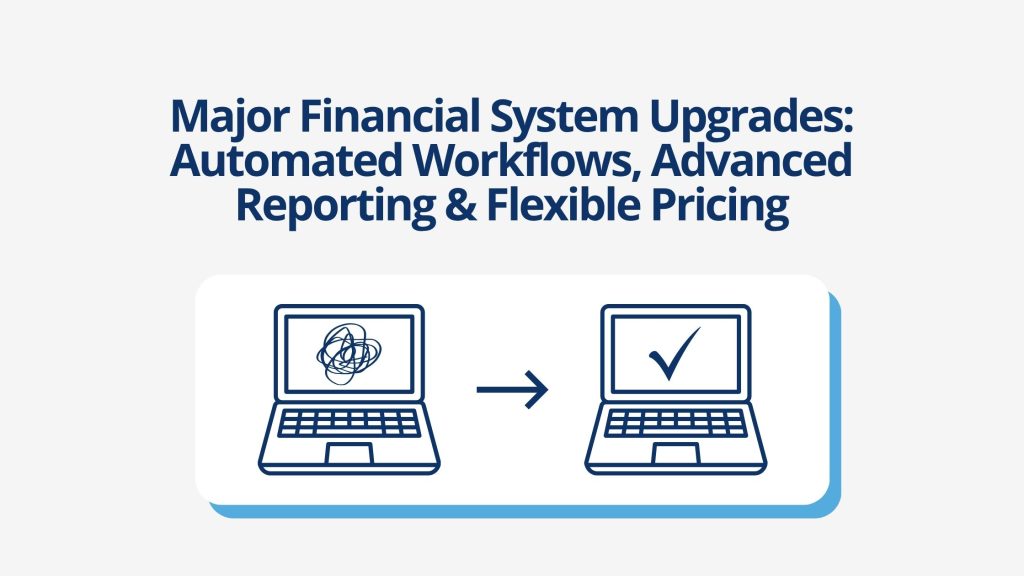 Major Financial System Upgrades Automated Workflows, Advanced Reporting & Flexible Pricing | Hirehop