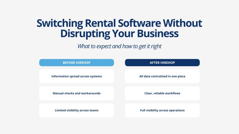 Switching Rental Software Without Disrupting Your Business | Hirehop