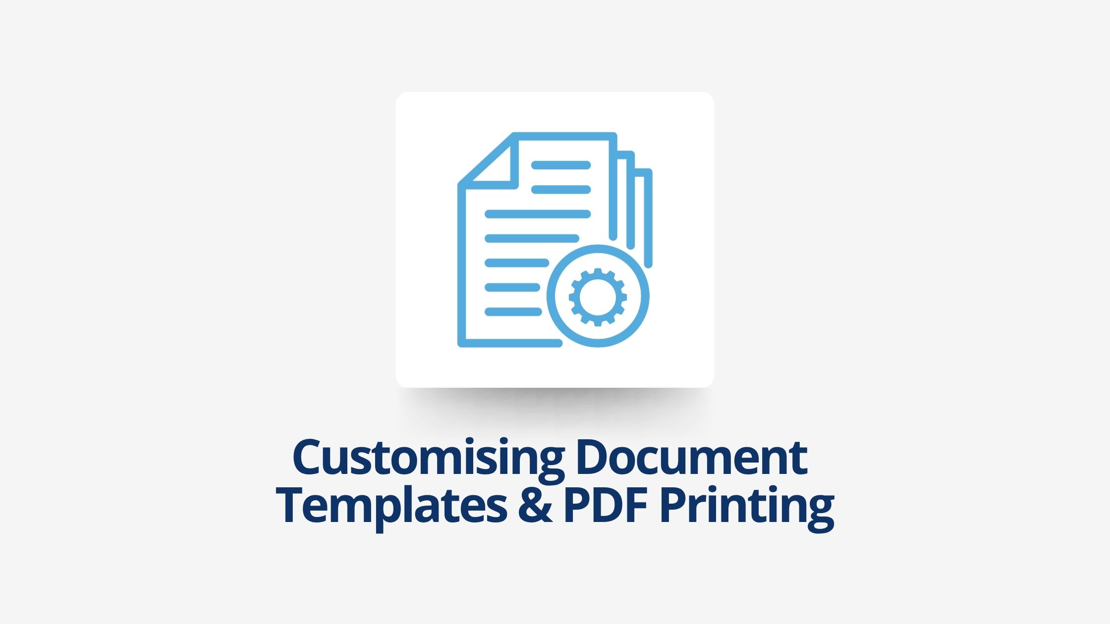 Customising Document Templates & PDF Printing | Hirehop