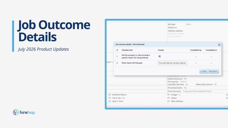 Turn Lost Jobs Into Smart Data: Introducing Job Outcome Details | Hirehop