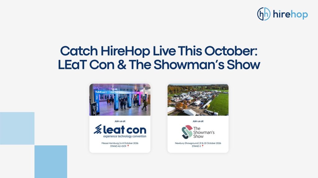 Catch HireHop Live This October | Hirehop